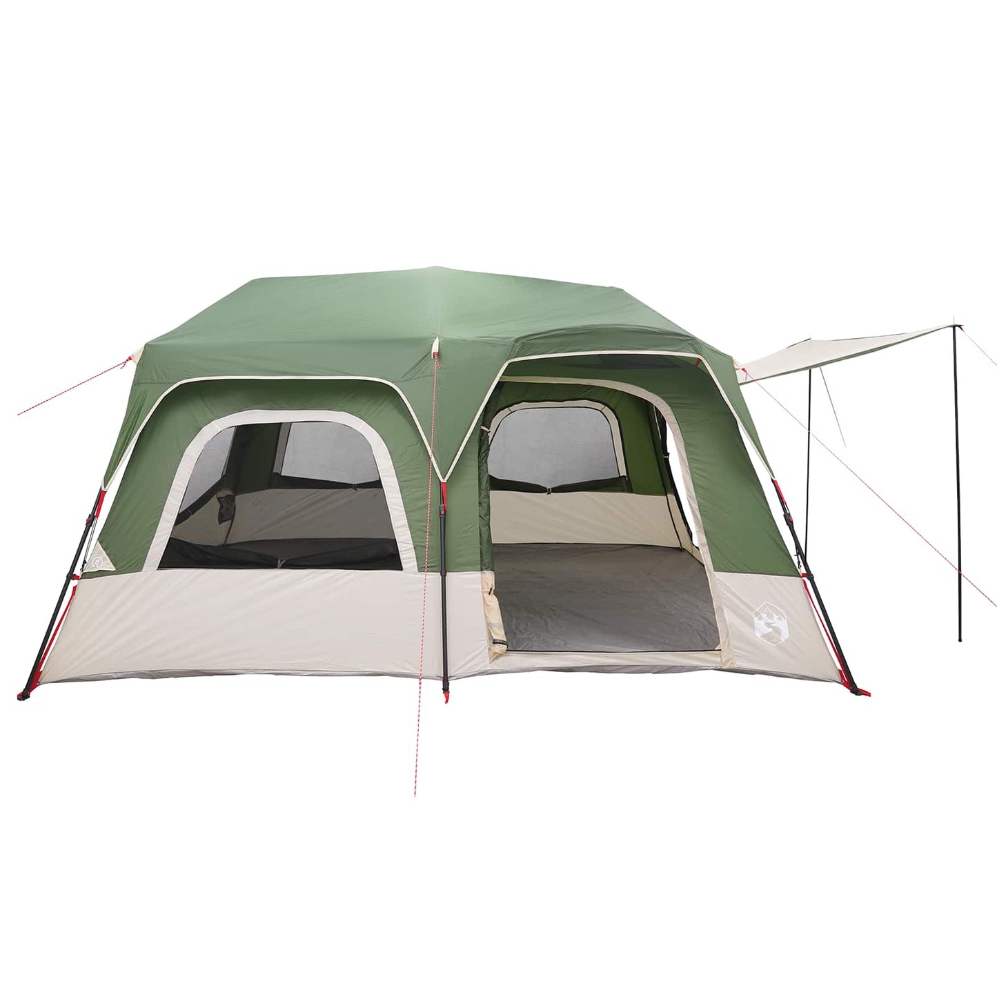vidaXL Instant Tent 8-Person Green 185T Polyester with PU Coating 4