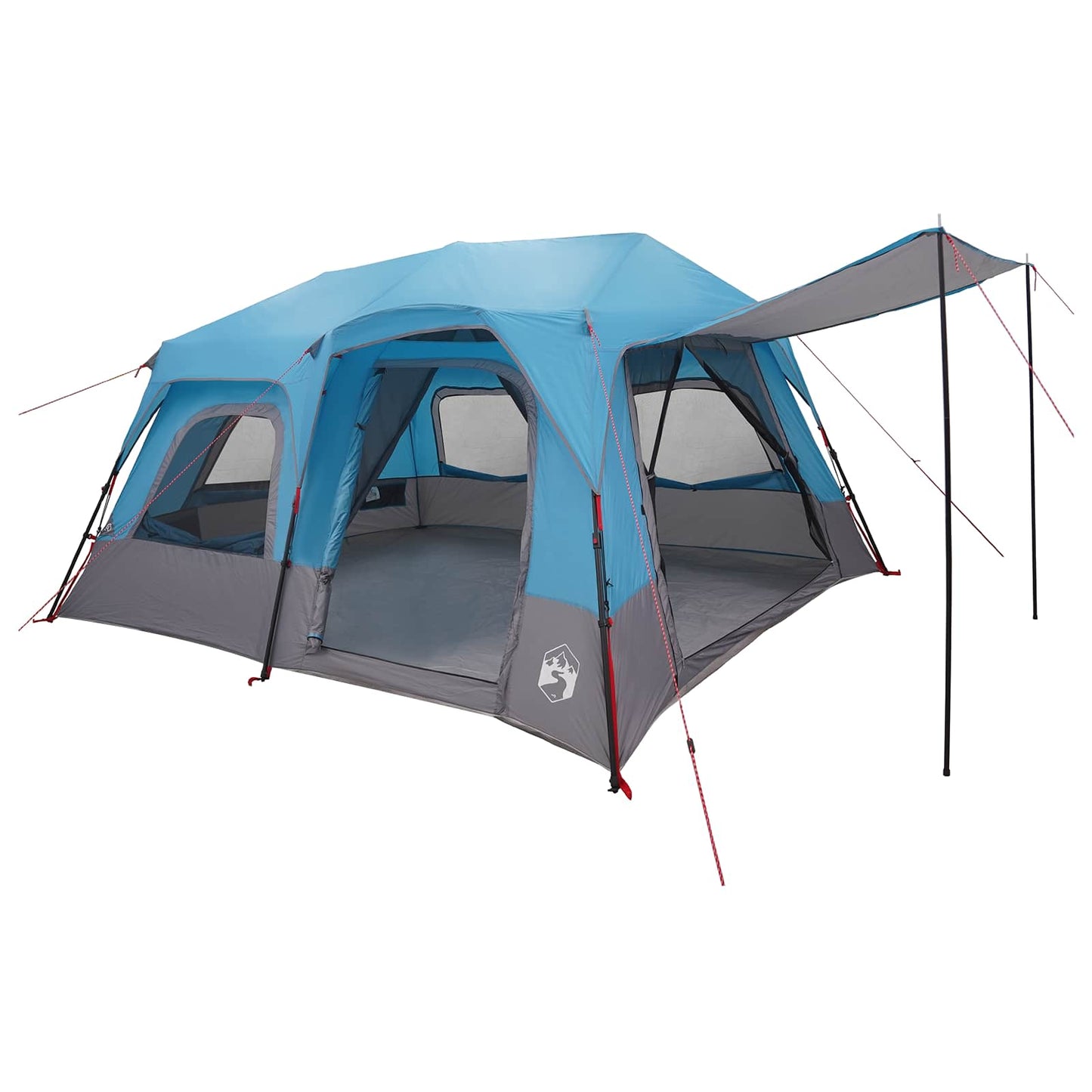 vidaXL Instant Tent 8-Person Blue 185T Polyester with PU Coating 2