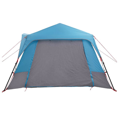 vidaXL Instant Tent 8-Person Blue 185T Polyester with PU Coating 6