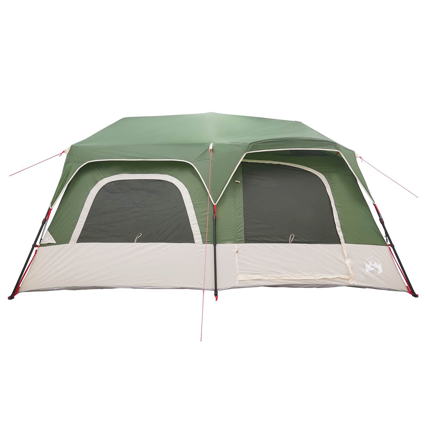 vidaXL Instant Tent 10-Person Green 185T Polyester with PU Coating 5