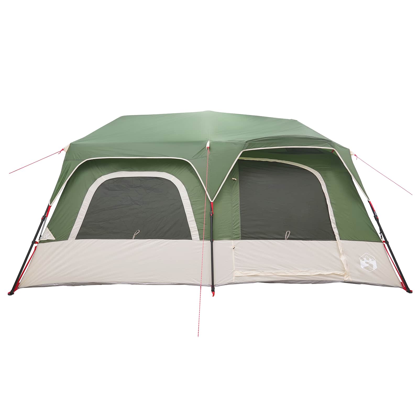 vidaXL Instant Tent 10-Person Green 185T Polyester with PU Coating 5