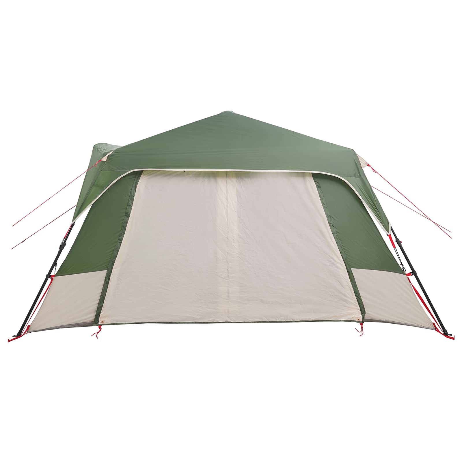 vidaXL Instant Tent 10-Person Green 185T Polyester with PU Coating 6