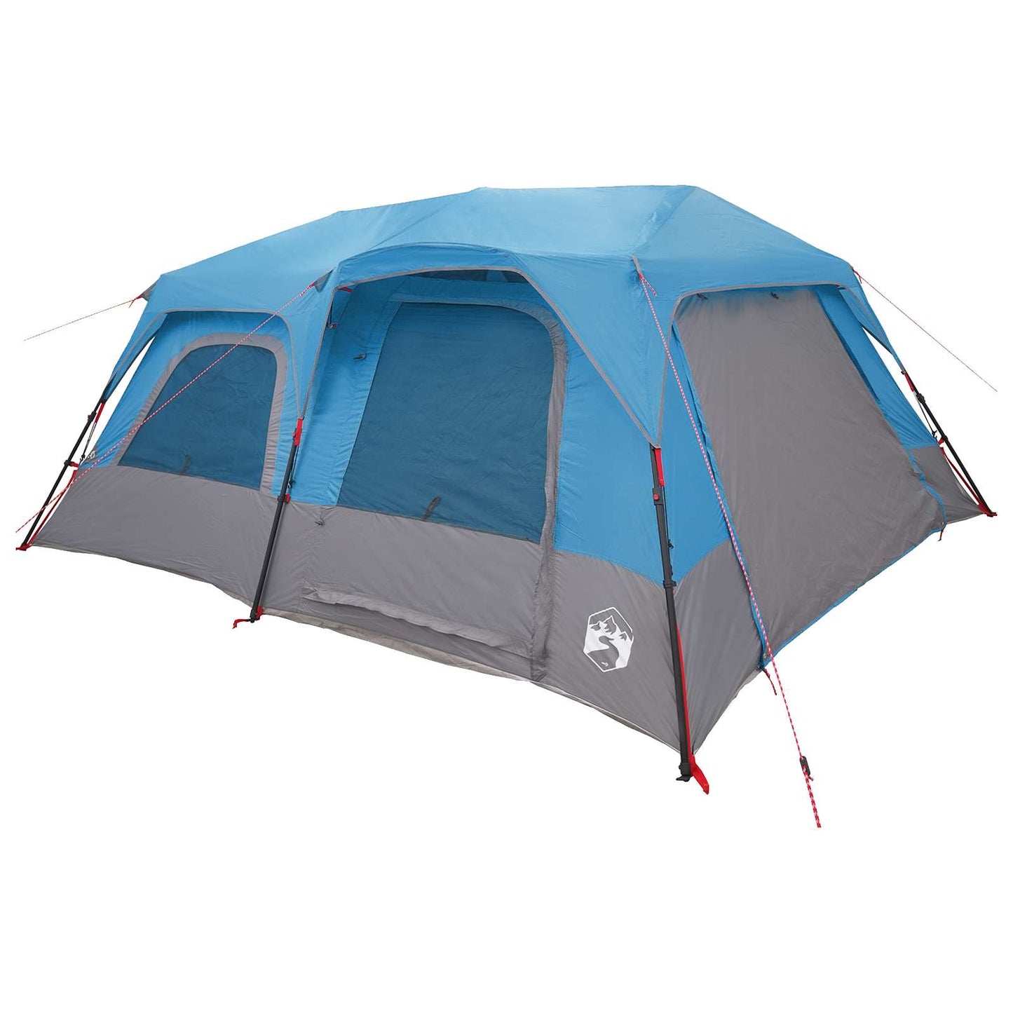 vidaXL Instant Tent 10-Person Blue 185T Polyester with PU Coating 3