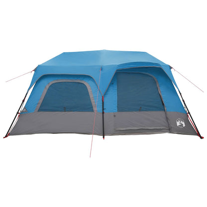 vidaXL Instant Tent 10-Person Blue 185T Polyester with PU Coating 5