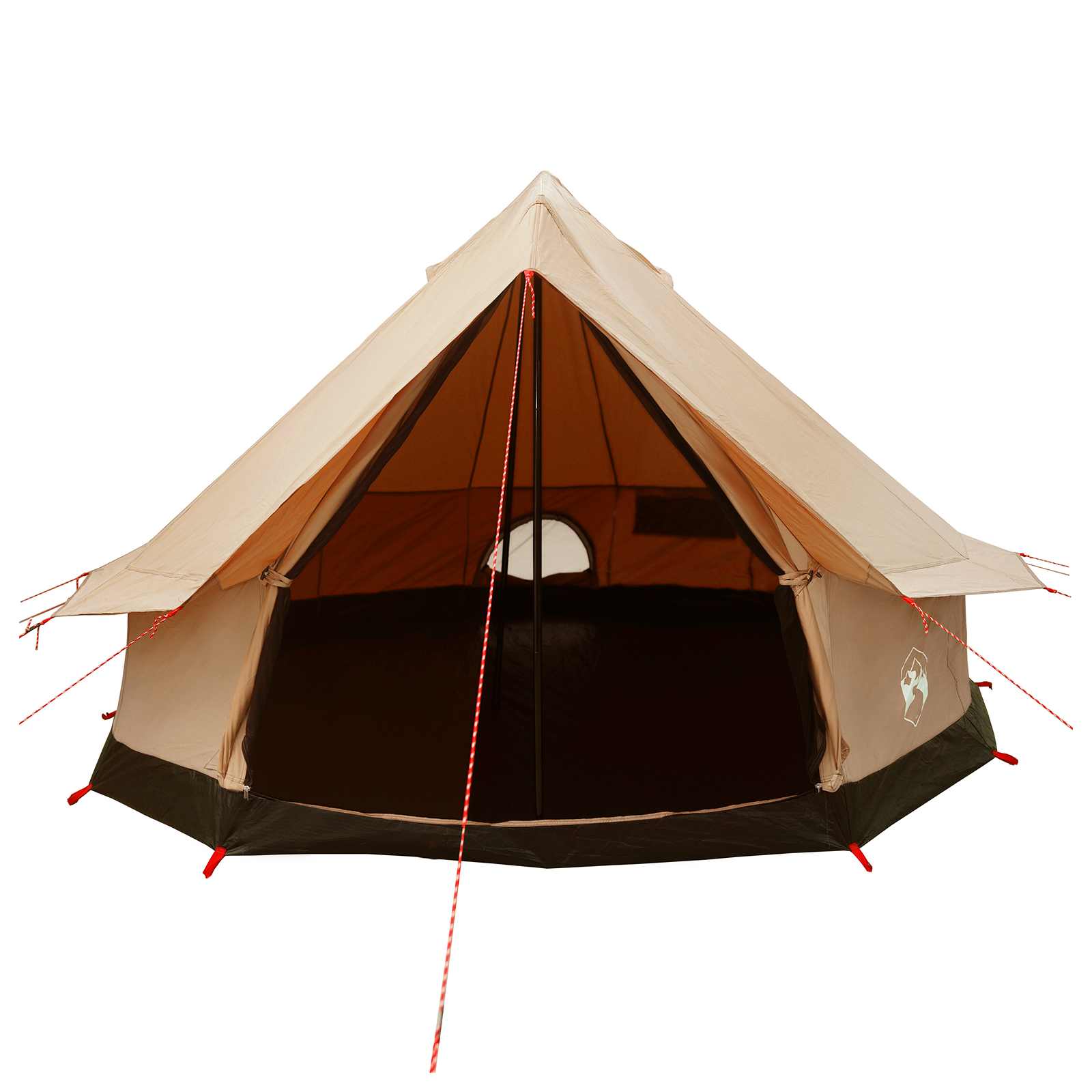 vidaXL Family Tent Cream 8-Person Polycotton 4