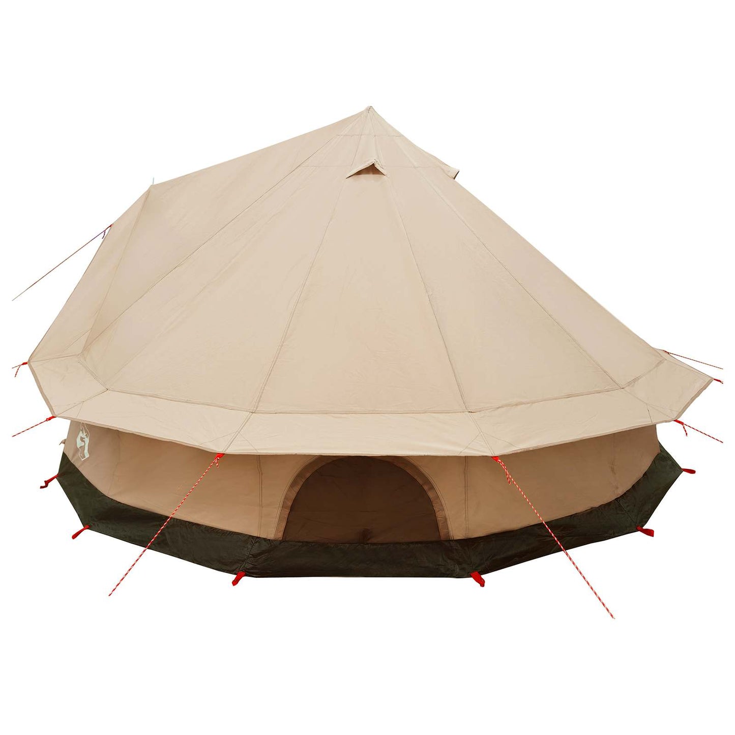 vidaXL Family Tent Cream 8-Person Polycotton 5