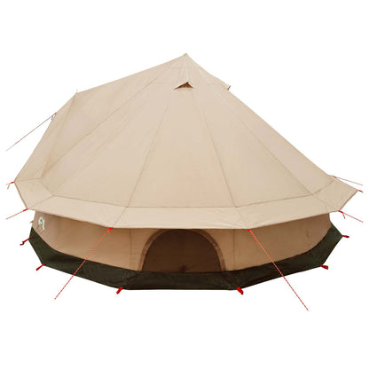 vidaXL Family Tent Cream 8-Person Polycotton 5