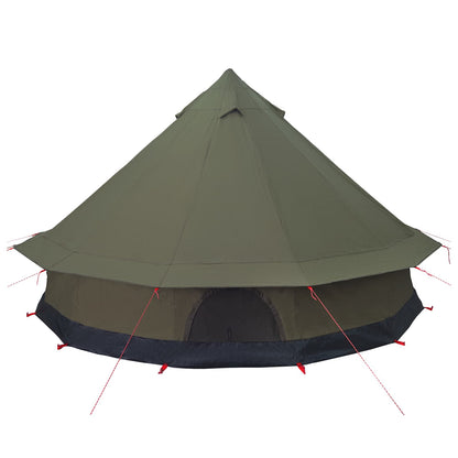 vidaXL Family Tent Army Green 8-Person Polycotton 6