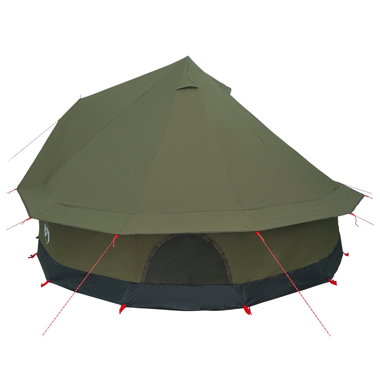 vidaXL Family Tent Army Green 8-Person Polycotton 5