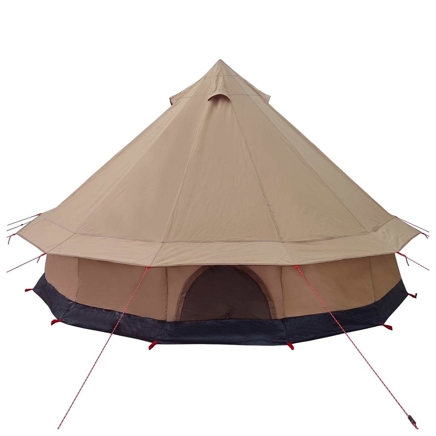 vidaXL Family Tent Brown 8-Person Polycotton 6
