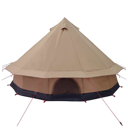 vidaXL Family Tent Brown 8-Person Polycotton 6