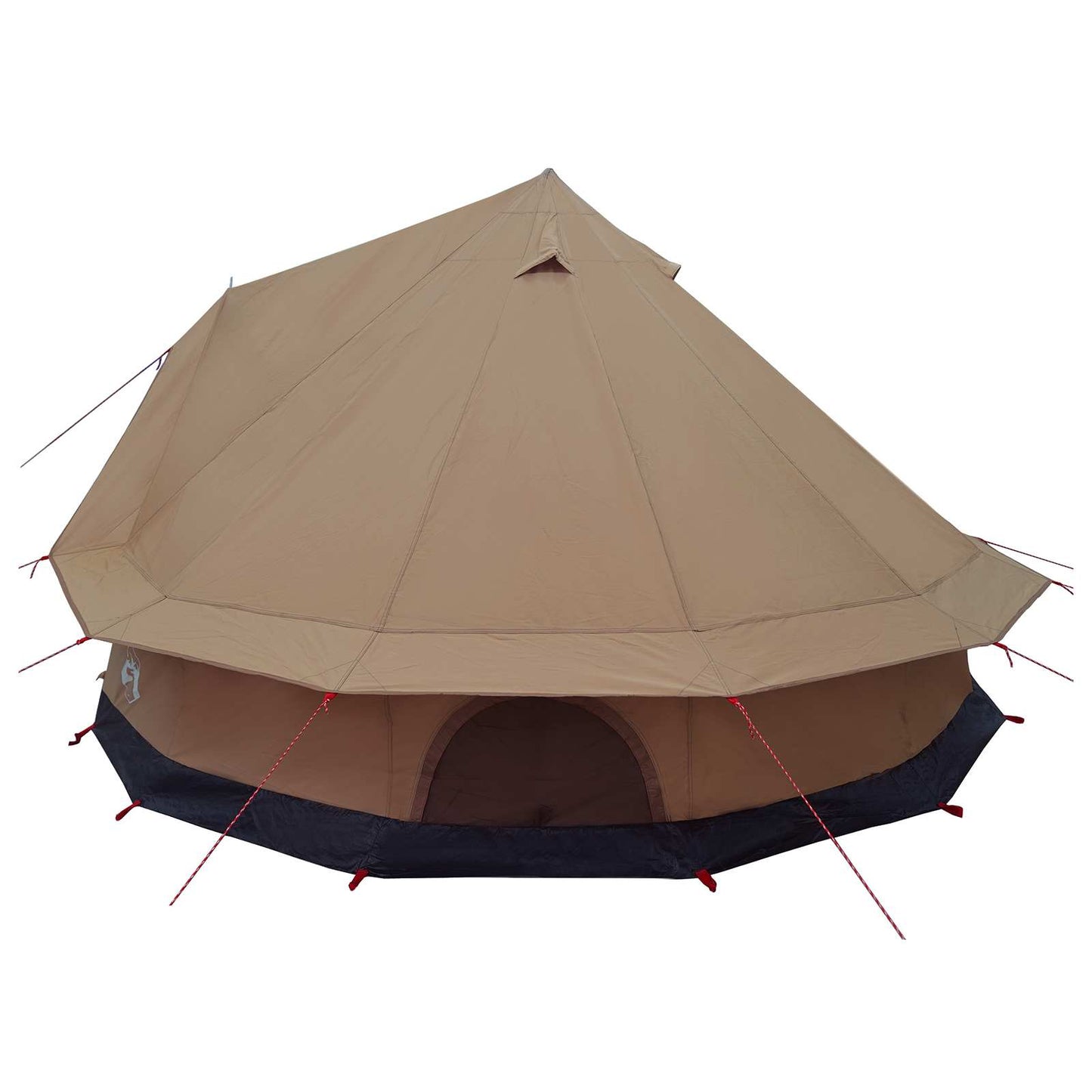 vidaXL Family Tent Brown 8-Person Polycotton 5