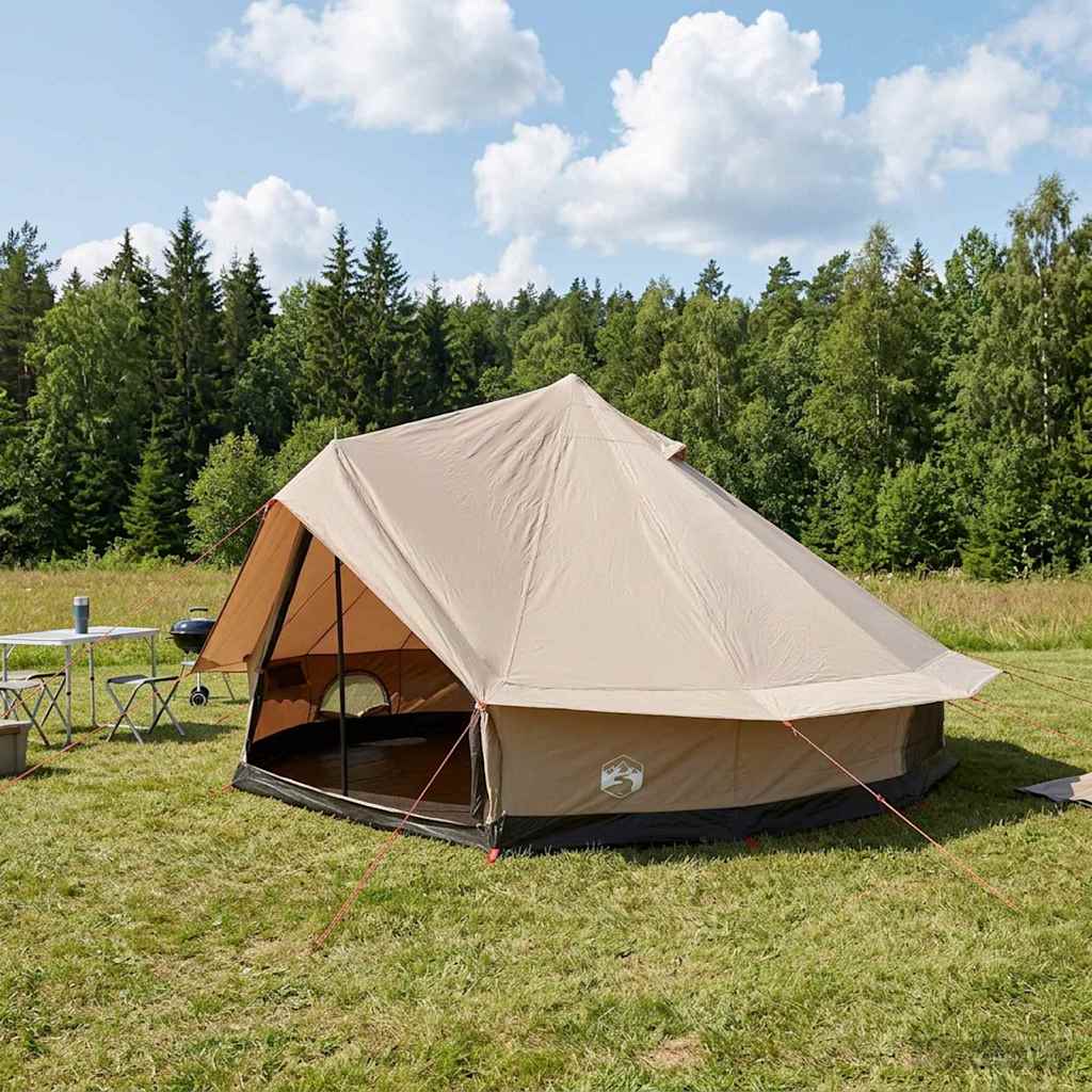 vidaXL Family Tent 10-Person Cream Polycotton 1