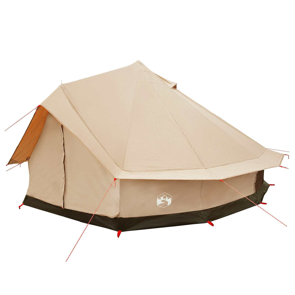vidaXL Family Tent 10-Person Cream Polycotton 3