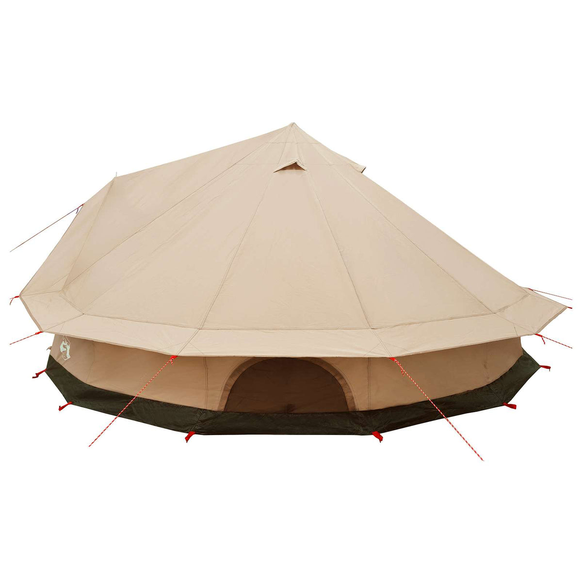 vidaXL Family Tent 10-Person Cream Polycotton 5