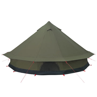 vidaXL Family Tent 10-Person Army Green Polycotton 6