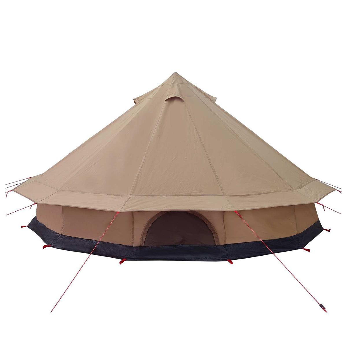 vidaXL Family Tent 10-Person Brown Polycotton 6