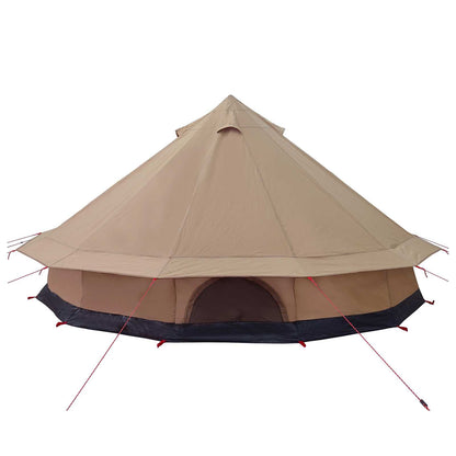 vidaXL Family Tent 10-Person Brown Polycotton 6