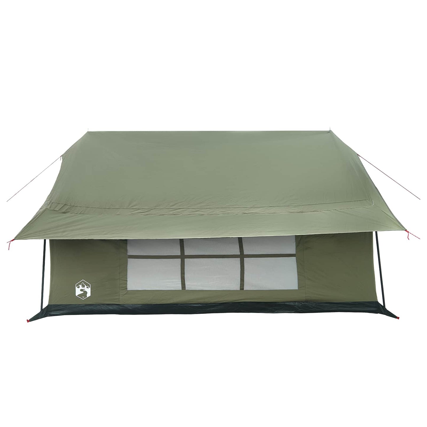 vidaXL Cabin Tent Army Green 340 x 246 x 210 cm Polycotton 5