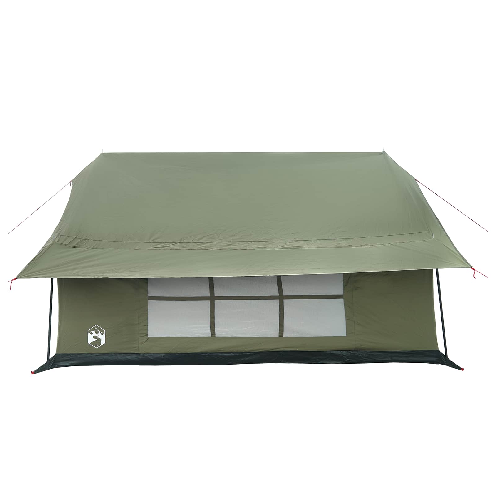 vidaXL Cabin Tent Army Green 340 x 246 x 210 cm Polycotton 5