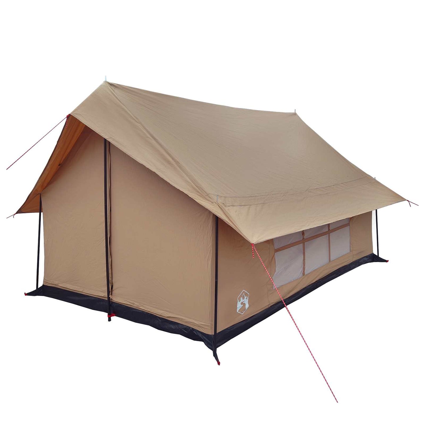 vidaXL Cabin Tent Brown 340 x 246 x 210 cm Polycotton 3