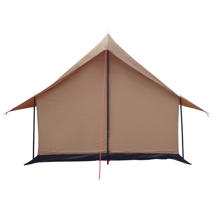 vidaXL Cabin Tent Brown 340 x 246 x 210 cm Polycotton 6