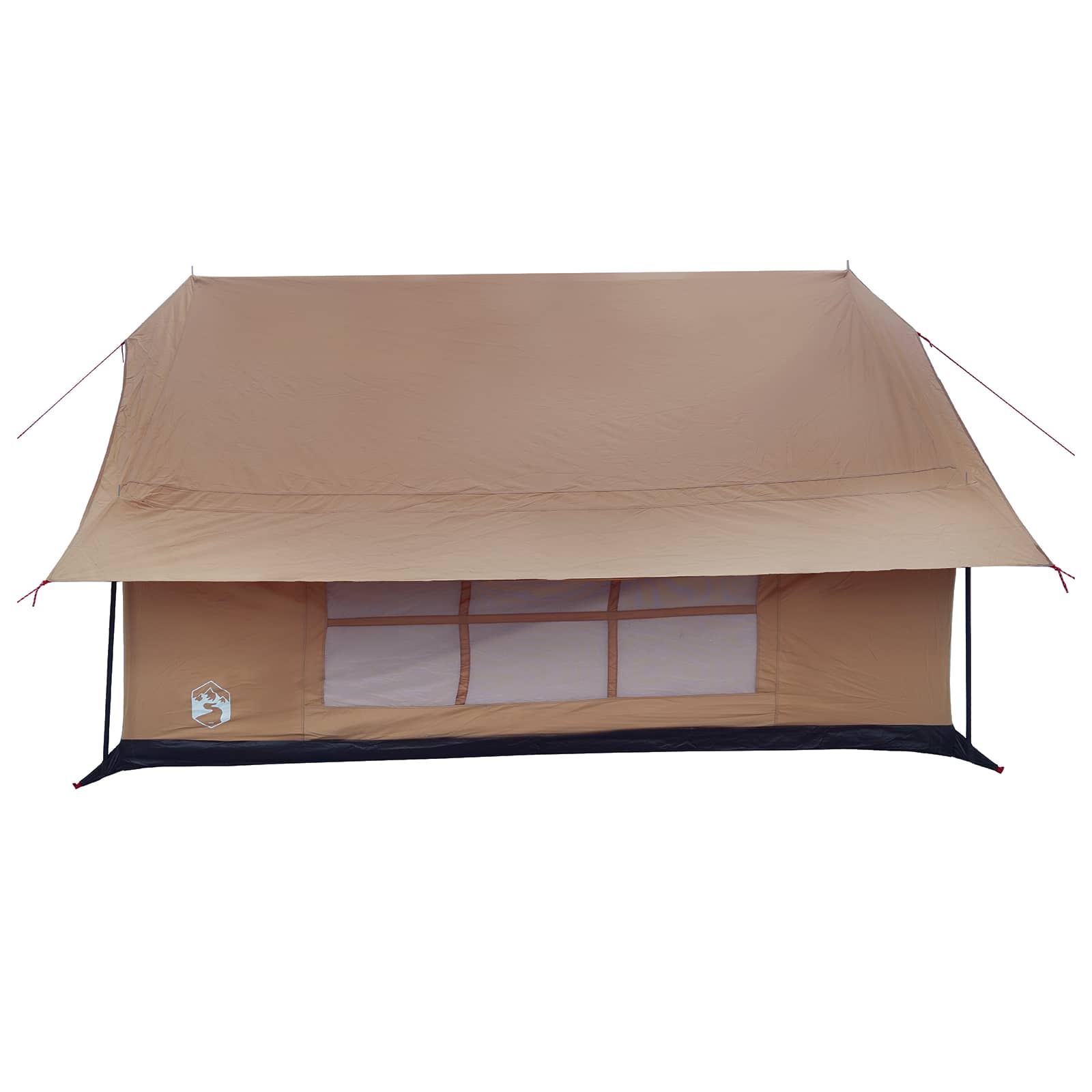 vidaXL Cabin Tent Brown 340 x 246 x 210 cm Polycotton 5
