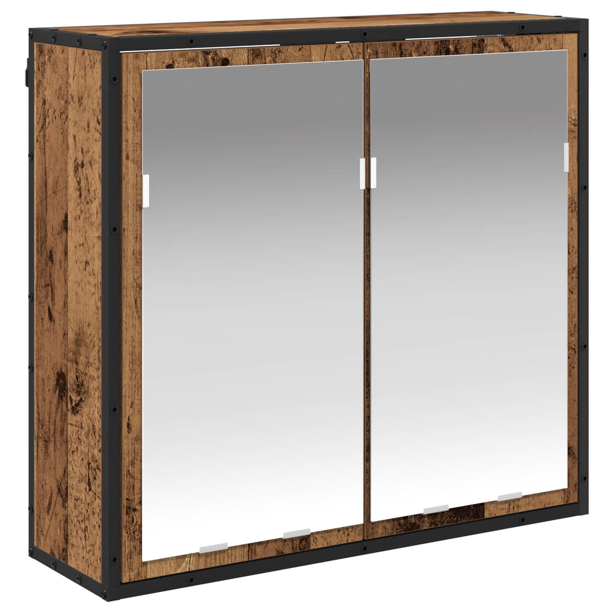 vidaXL Bathroom Furniture Set 4 pcs Old Wood Engineered Wood 6