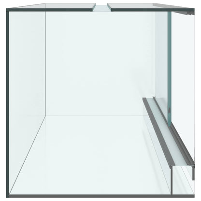 vidaXL Terrarium with Storage Transparent 80 x 40 x 40 cm Glass 6