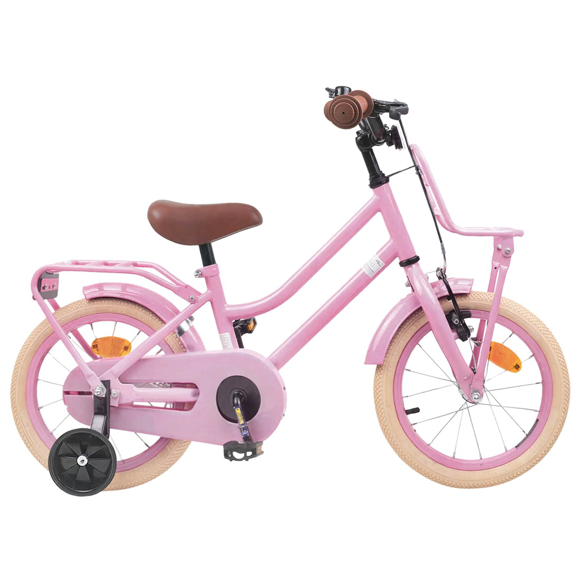 Kids Bike for 2-4 Years Old Light Pink 14 inches