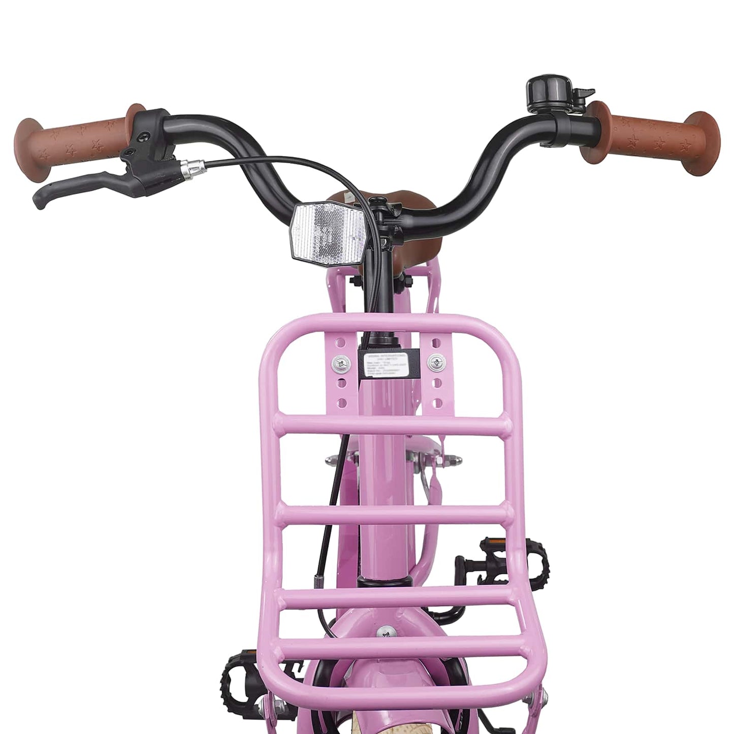 vidaXL Kids Bike 18 Inches for 5-7 Years Old Light Pink 5