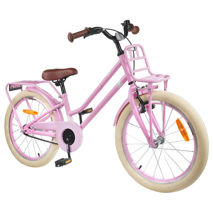 vidaXL Kids Bike 18 Inches for 5-7 Years Old Light Pink 2