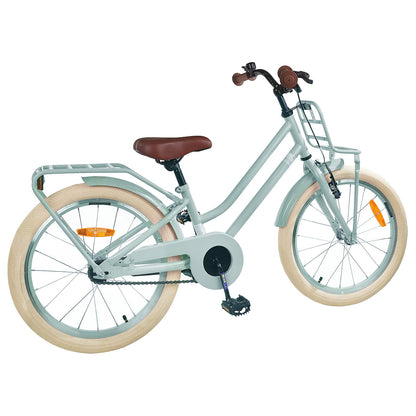 vidaXL Kids Bike 18 Inches for 5-7 Years Old Light Green 3