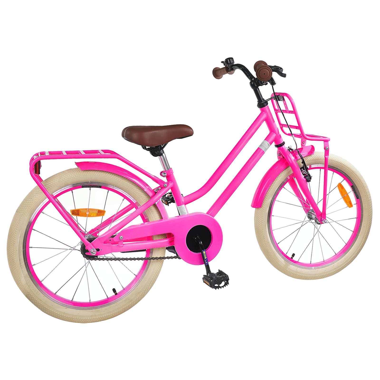vidaXL Kids Bike 20 Inches for 6-11 Years Old Dark Pink 3
