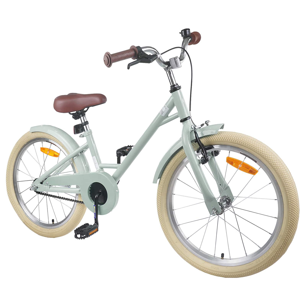 vidaXL Kids Bike 20 Inches for 6-11 Years Old Light Green 2