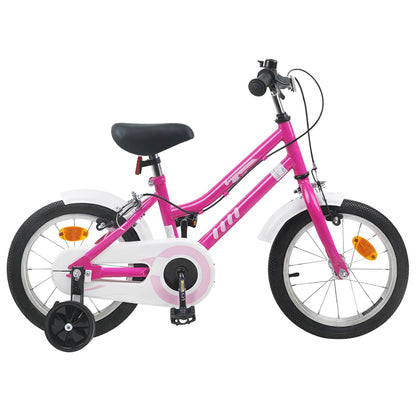 Kids Bike for 2-4 Years Old Pink white 14 inches