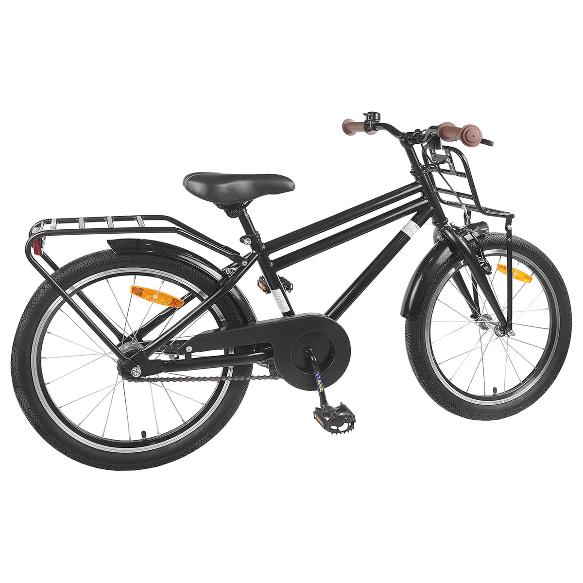 vidaXL Kids Bike 22 Inches for 7-12 Years Old Black 3