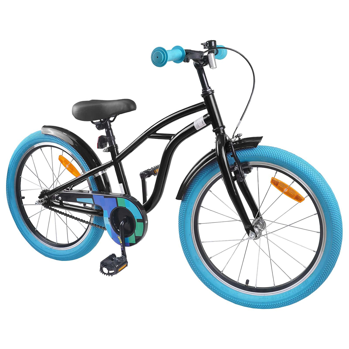 Kids Bike for 4-6 Years Old Black 22 inches