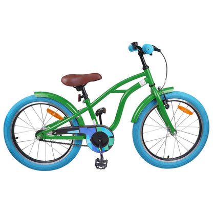 Kids Bike for 4-6 Years Old Green 18 inches