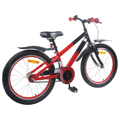 vidaXL Kids Bike 22 Inches for 7-12 Years Old Red and Black 3