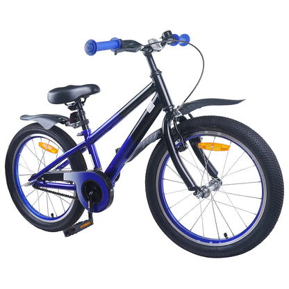 vidaXL Kids Bike 20 Inches for 6-11 Years Old Blue Black 2