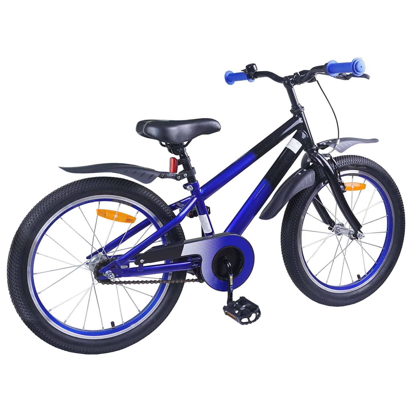 vidaXL Kids Bike 20 Inches for 6-11 Years Old Blue Black 3