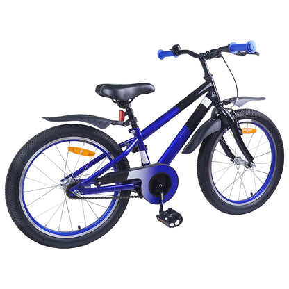vidaXL Kids Bike 20 Inches for 6-11 Years Old Blue Black 3