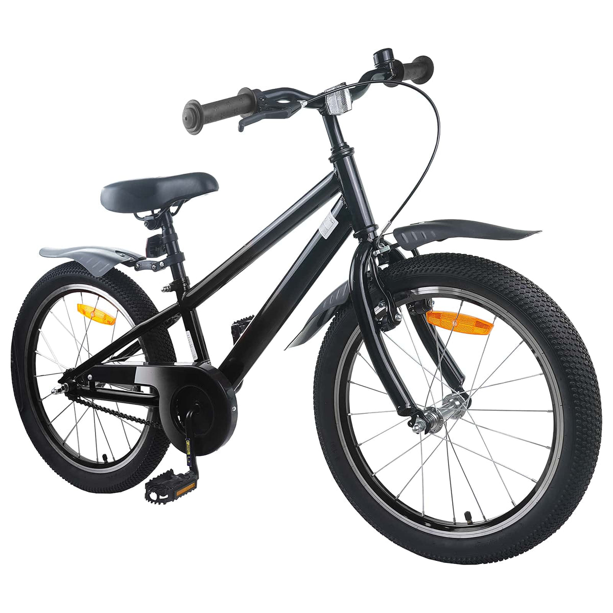 vidaXL Kids Bike 20 Inches for 6-11 Years Old Black 2