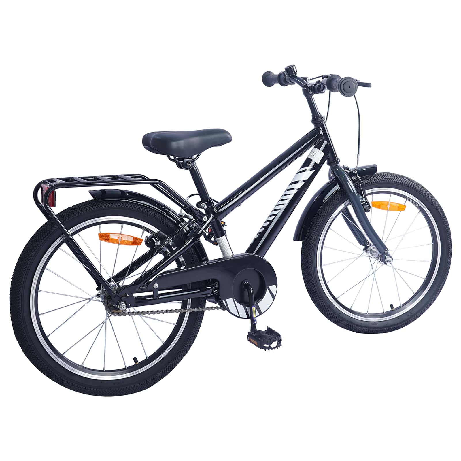 vidaXL Kids Bike 20 Inches for 6-11 Years Old Black 3