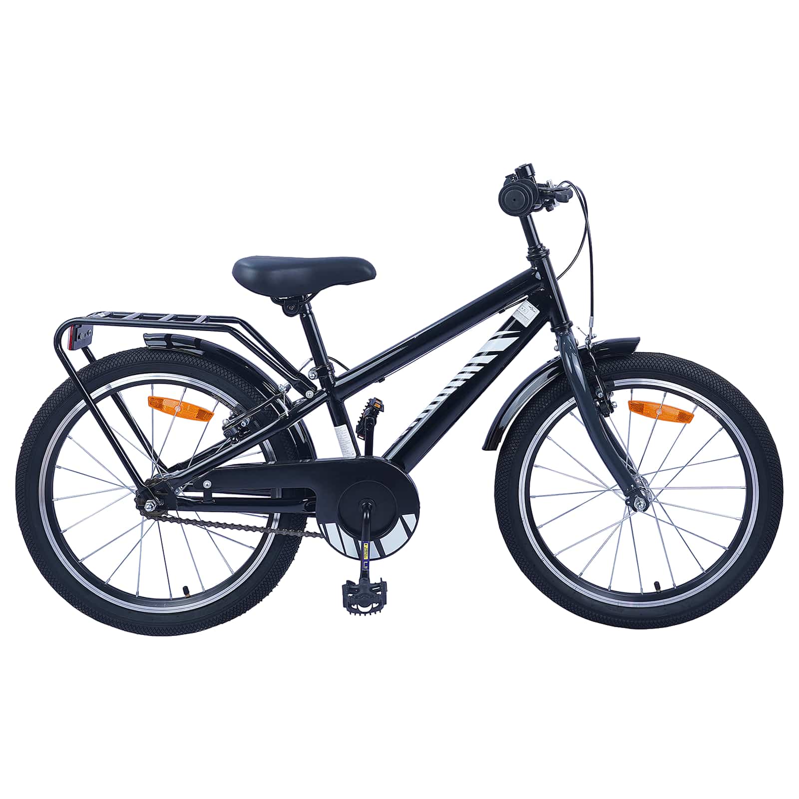 vidaXL Kids Bike 20 Inches for 6-11 Years Old Black 1