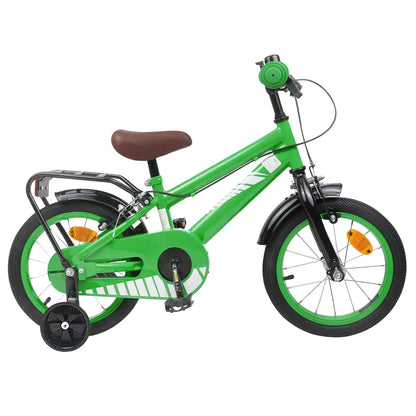 Kids Bike for 2-4 Years Old Green 12 inches