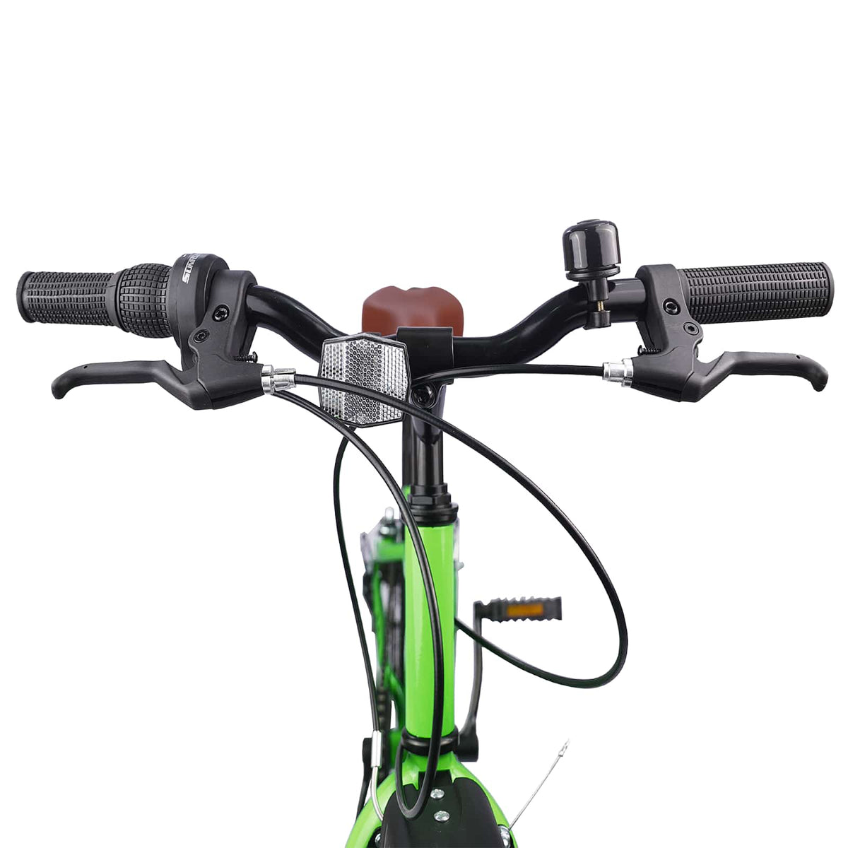 vidaXL Kids Bike 24 Inches 6-Speed for 8-12 Years Old Green 5