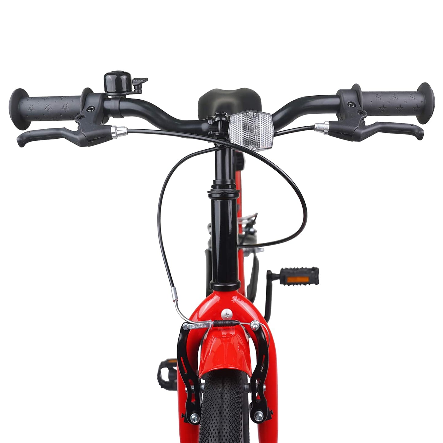 vidaXL Kids Bike 24 Inches for 8-12 Years Old Black Red 5