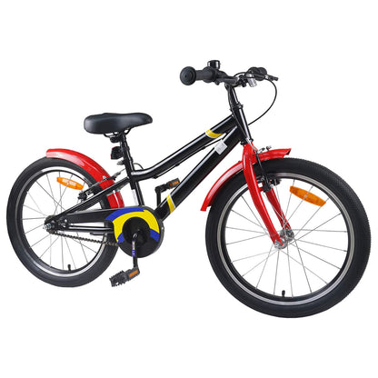 vidaXL Kids Bike 24 Inches for 8-12 Years Old Black Red 2